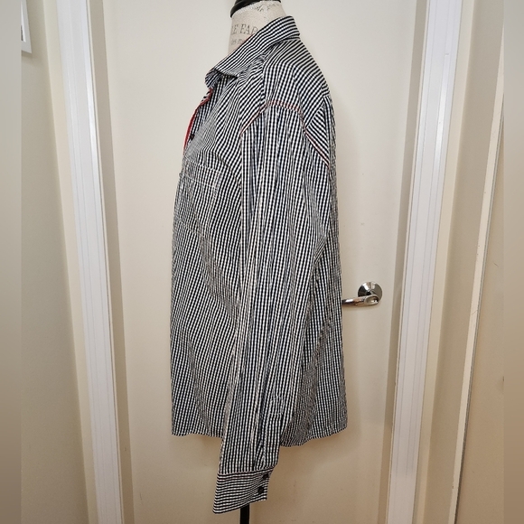 Haupt Germany gingham buttondown shirt - Picture 2 of 12